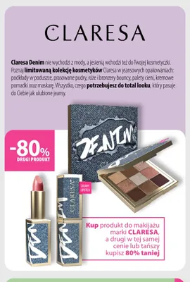 Produkty do makijażu Claresa promocja w Hebe