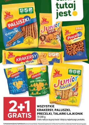 Precelki Chrupkie Lajkonik promocja w Stokrotka