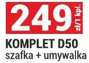 Komplet D50 szafka i umywalka seria Pik kolor biały promocja w Merkury Market