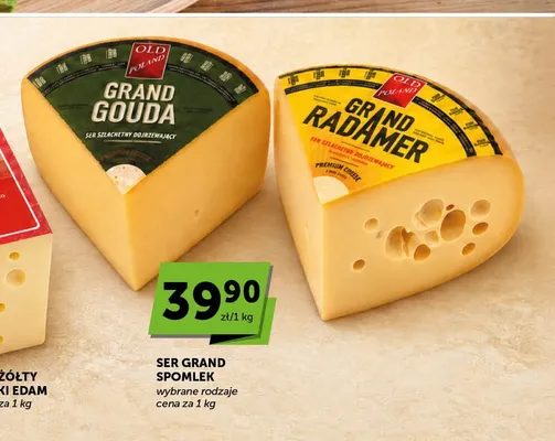Ser dojrzewający Grand Radamer Spomlek promocja w Groszek
