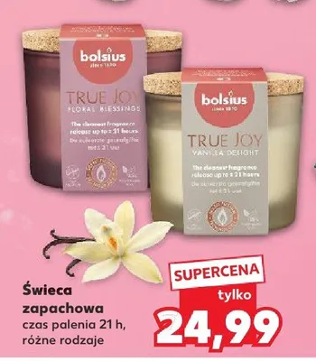 Świeca zapachowa 21h, różne rodzaje promocja w Kaufland