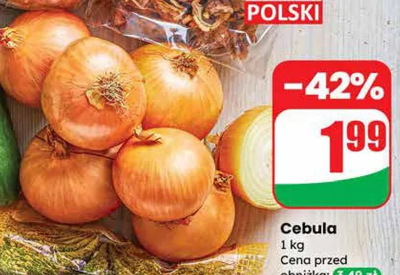 Cebula czosnkowa Ryneczek lidla promocja w Dino