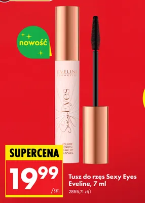Tusz do rzęs Sexy Eyes Eveline promocja w Biedronka