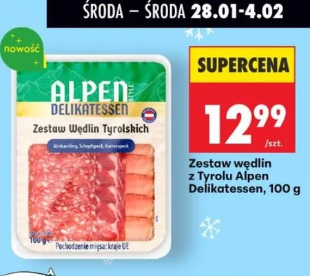 Zestaw wędlin z Tyrolu  promocja w Biedronka