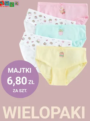 Majtki wielopaki promocja w Smyk
