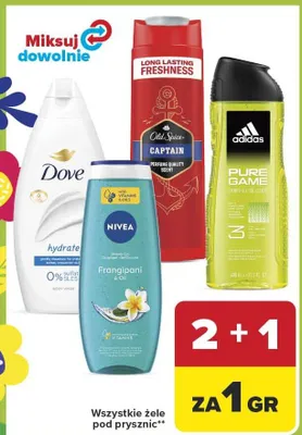 Żele pod prysznic promocja w Carrefour Market