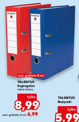 Segregator TALENTUS szer. grzbietu 5 cm promocja w Kaufland