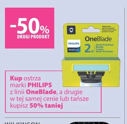 Ostrza Philips OneBlade promocja w Hebe