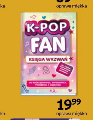 Książka K-Pop Fan Księga Wyzwań promocja w Empik