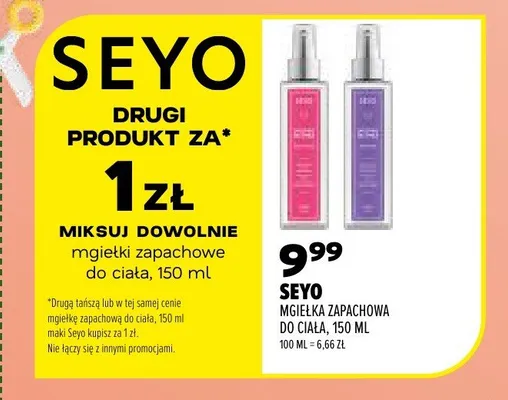 Mgiełka zapachowa do ciała Seyo promocja w Drogerie Natura