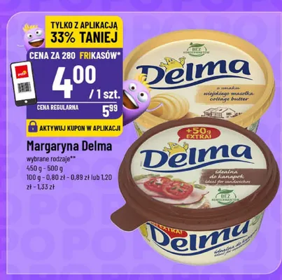 Margaryna Delma promocja w POLOmarket