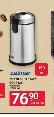 Młynek do kawy ZCG7425 Zelmer promocja w Selgros
