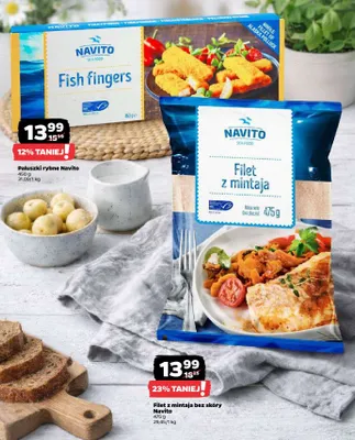 Paluszki rybne Navito promocja w Netto