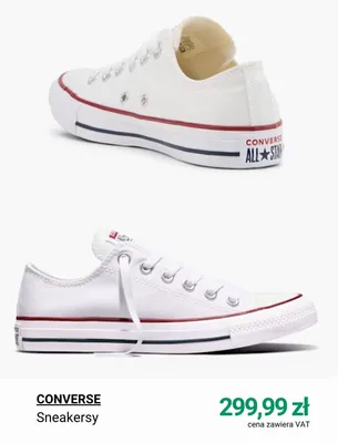 Sneakersy Converse promocja w Deichmann