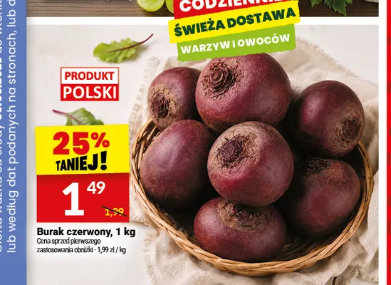 Buraki czerwone promocja w Twój Market