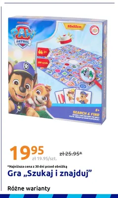 Gra Szukaj i znajduj Paw Patrol promocja w Action