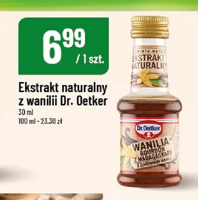 Ekstrakt naturalny z wanilii Dr. Oetker promocja w POLOmarket