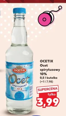 Ocet spirytusowy 10% Ocetix promocja w Kaufland