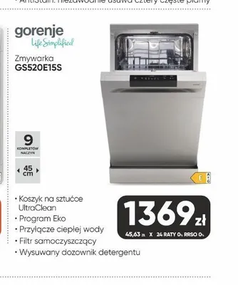 Zmywarka Gorenje GS520E15S promocja w Max Elektro