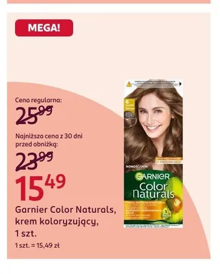 Krem koloryzujący do włosów Garnier Color Naturals promocja w Rossmann