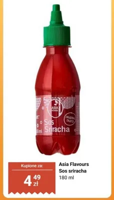 Sos sriracha Asia Flavours promocja w Biedronka