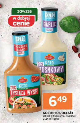 Sos Keto Roleski tysiąca wysp promocja w Stokrotka
