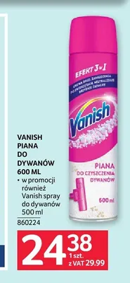 Piana do dywanów Vanish promocja w Selgros
