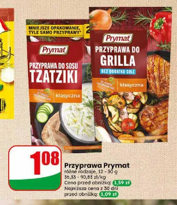 Przyprawa Prymat do grilla klasyczna promocja w Dino
