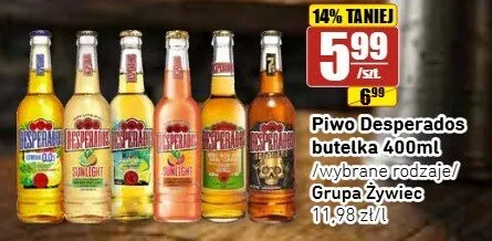 Piwo smakowe Desperados Original 400 ml promocja w API Market