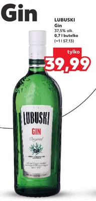 Gin Lubuski promocja w Kaufland