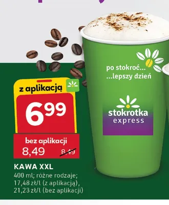 Kawa XXL Stokrotka Express promocja w Stokrotka