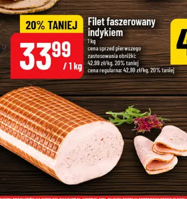 Filet faszerowany indykiem promocja w POLOmarket
