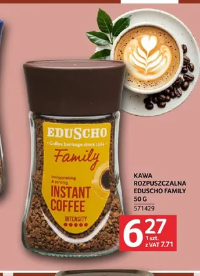 Kawa rozpuszczalna Eduscho Family promocja w Selgros