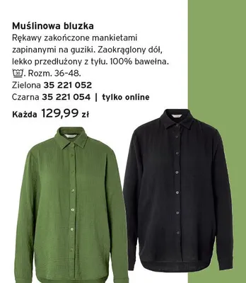 Bluzka muślinowa promocja w Tchibo