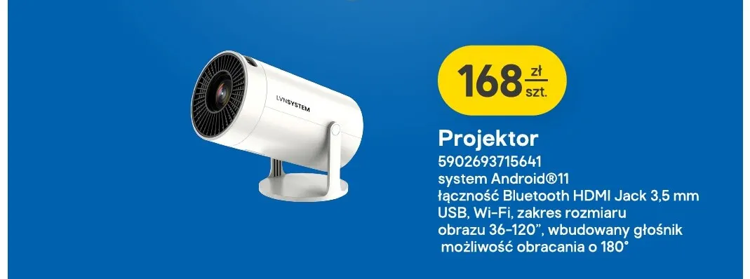 Projektor Lvnsystem promocja w Castorama