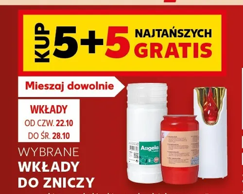 Wkłady do zniczy Kaufland promocja w Kaufland