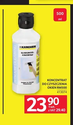 Koncentrat do czyszczenia okien RM500 Kärcher promocja w Selgros