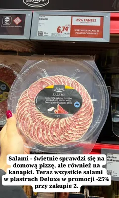 Salami Deluxe z letnią truflą i serem Parmigiano Reggiano promocja w Lidl