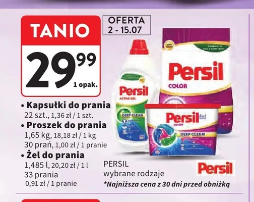 Proszek do prania Persil promocja w Intermarche