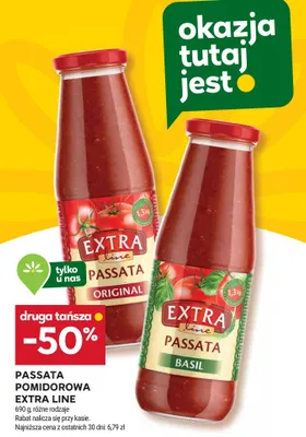 Passata pomidorowa basil promocja w Stokrotka