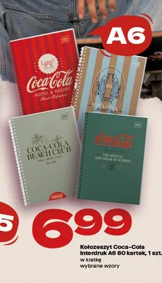 Kołozeszyt Coca-Cola Interdruk A6 80 kartek promocja w Twój Market