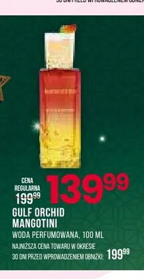 Woda perfumowana Gulf Orchid Mangotini promocja w Drogerie Natura