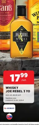 Whisky Joe Rebel 3 YO promocja w Stokrotka