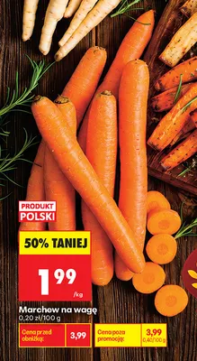 Marchew promocja w Biedronka