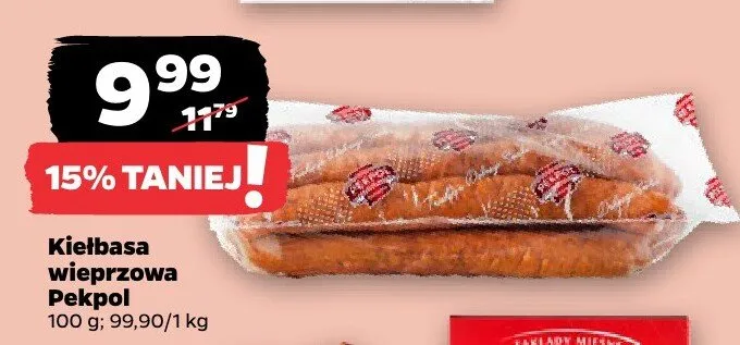Kiełbasa wieprzowa promocja w Netto