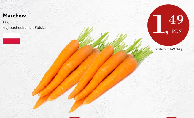 Marchew polska promocja w Market Point