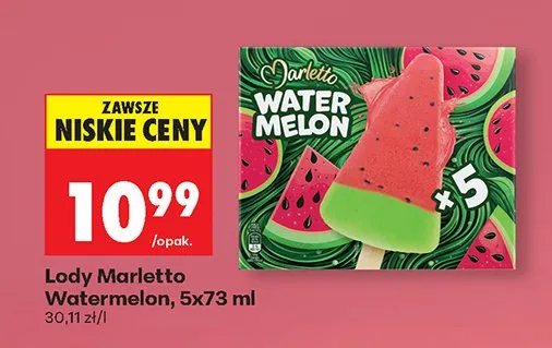 Lody Watermelon promocja w Biedronka