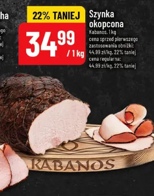Szynka okopcona promocja w POLOmarket