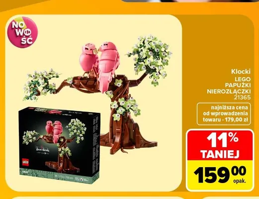 Klocki LEGO Papużki nierozłączki 21365 promocja w Carrefour