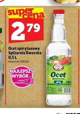 Ocet spirytusowy Spiżarnia Dworska promocja w TOPAZ